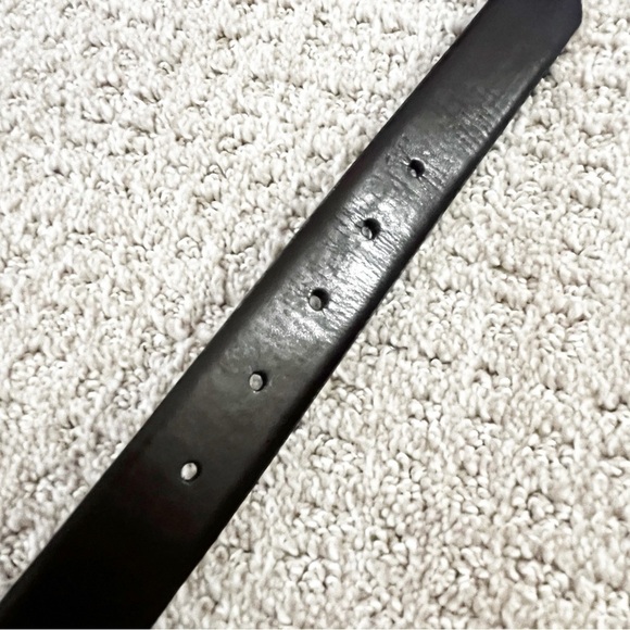 Calvin Klein Junior Boy Black Teen Brown Belt Sz M 30 Reversible Buckle Classic - Picture 7 of 8